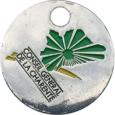 Jeton de Chariot - conseil général de la Charente ND front