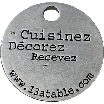 Jeton de chariot - Cuisinez, décorez, recevez - 13 à table ND back