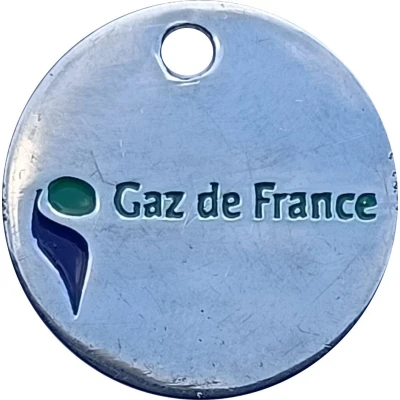Jeton de chariot - Gaz de France ND front