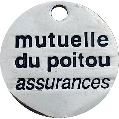 Jeton de chariot - Mutuelle du Poitou - Assurances ND back
