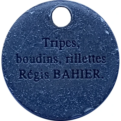 Jeton de chariot - Régis Bahier - Tripes, boudins, rillettes ND back