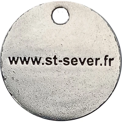 Jeton de chariot - Saint Sever - Fiers de nos origines ND back