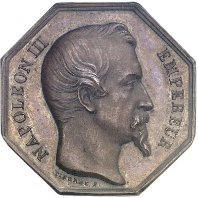 Jeton de la Banque de la Réunion - Napoléon III [974] ND front