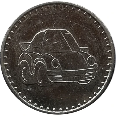Jeton de lavage automobile station Total ND front