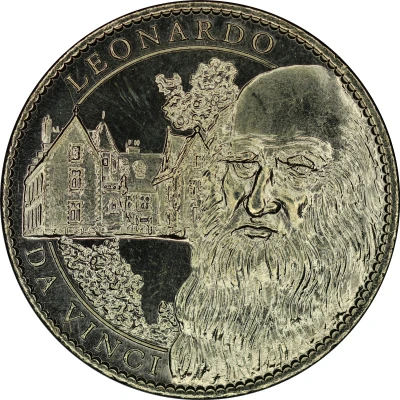 Jeton touristique - Arthus Bertrand - Leonardo da Vinci - Parc du Clos Lucé ND front