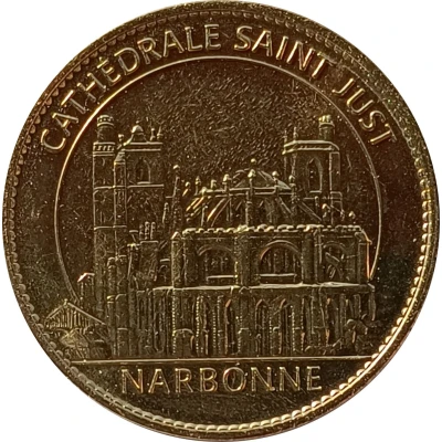Jeton touristique - Arthus Bertrand - Narbonne - Cathédrale Saint Just - Notre Dame du Pont ND front