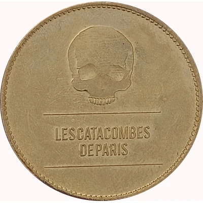 Jeton touristique - Arthus Bertrand - Paris - Les catacombes ND back