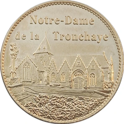 Jeton touristique - Arthus Bertrand - Rochefort en Terre - Notre Dame de la Tronchaye ND back