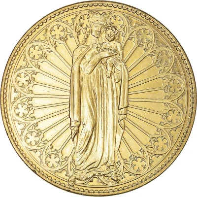 Jeton touristique - Arthus Bertrand - Strasbourg - Cathédrale Notre Dame (Vierge à l'Enfant) ND back