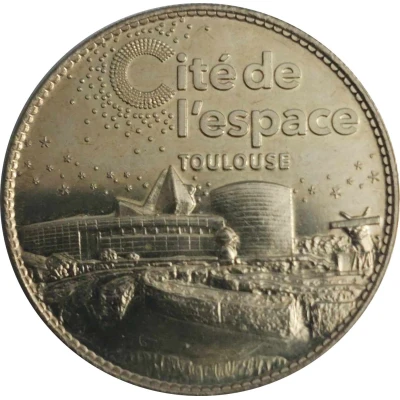 Jeton touristique - Arthus Bertrand - Toulouse - Cité de l'Espace-Terrain Martien ND front