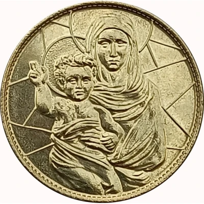 Jeton touristique - Arthus Bertrand - Vierge et l'Enfant (Lyon - Notre Dame de Fourvière) ND front