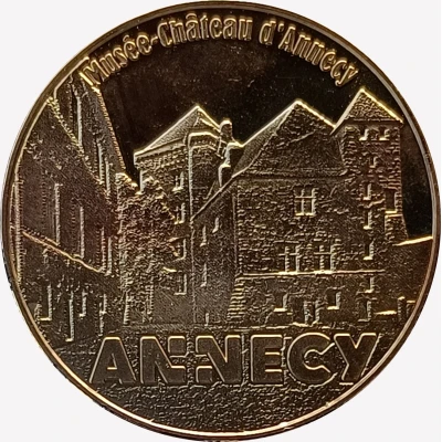 Jeton touristique - Atelier des Trésors - Annecy - Le château - La perle des Alpes ND back