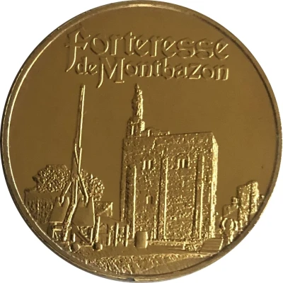 Jeton touristique - Atelier des Trésors - Forteresse de Montbazon ND front