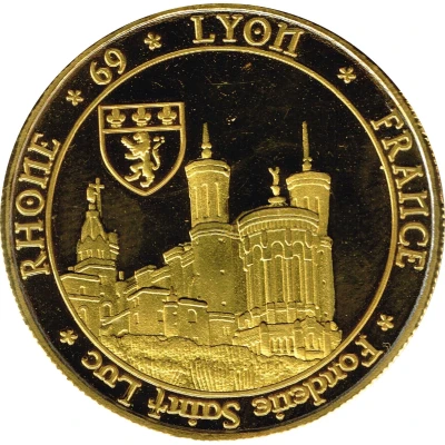 Jeton touristique - Fonderie Saint Luc – Lyon – Patrimoine Mondial de l’UNESCO ND front