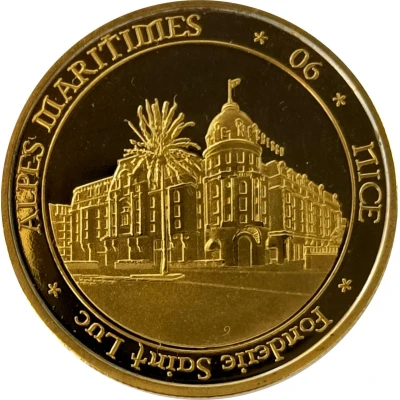 Jeton touristique - Fonderie Saint Luc - Alpes-Maritimes - Nice front