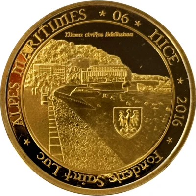 Jeton touristique - Fonderie Saint Luc - Alpes-Maritimes - Nice back