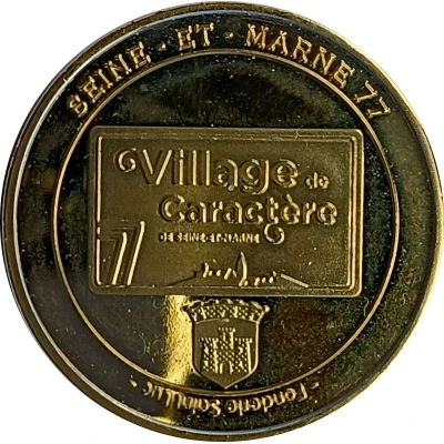 Jeton touristique - Fonderie Saint Luc - Cité médiévale de Château-Landon - Seine et Marne ND back