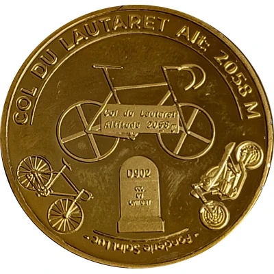 Jeton touristique - Fonderie Saint Luc - Col du Lautaret ND front