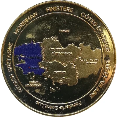 Jeton touristique - Fonderie Saint Luc - Finistère - Quimper ND front