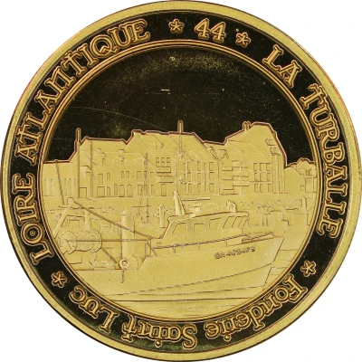 Jeton touristique - Fonderie Saint Luc - La Turballe 44 - ND front