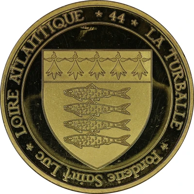 Jeton touristique - Fonderie Saint Luc - La Turballe 44 - ND back
