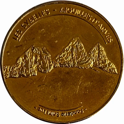 Jeton touristique - Fonderie Saint Luc - Les Sybelles - Le Corbier (Aiguilles d'Arves) ND front