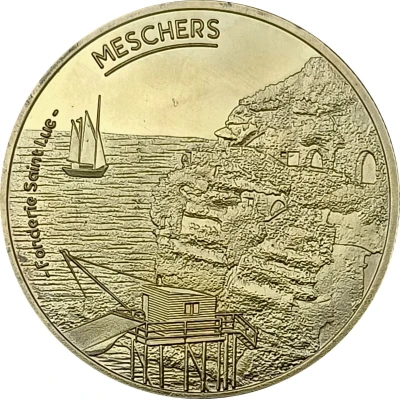 Jeton touristique - Fonderie Saint Luc - Meschers (Armoiries) ND front