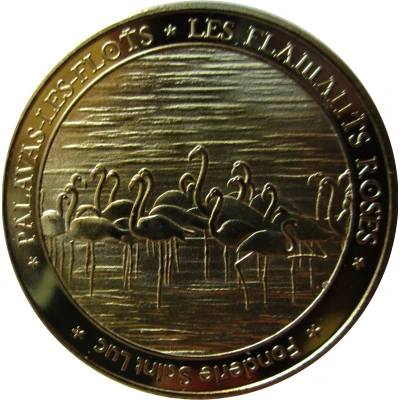 Jeton touristique - Fonderie Saint Luc - Palavas les flots - Les flamants roses ND front