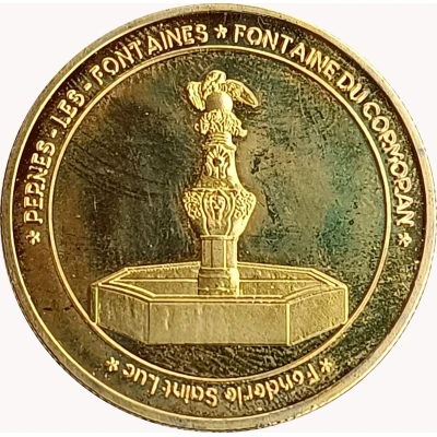 Jeton touristique - Fonderie Saint Luc - Pernes-les Fontaines - Fontaine du cormoran ND front
