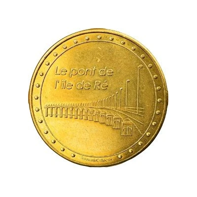Jeton touristique - France Médailles - Le pont de l'île de Ré. ND front
