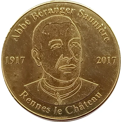 Jeton touristique - Martineau and National Tokens - Rennes-le-Château - Abbé Béranger Saunière ND front