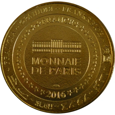 Jeton touristique - Monnaie de Paris - Abbatial Saint Gilles - 900 ANS back