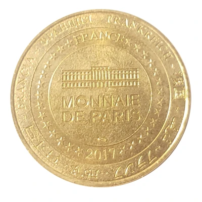 Jeton touristique - Monnaie de Paris - Abbatiale de Conques back