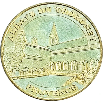 Jeton touristique - Monnaie de Paris - Abbaye du Thoronet front