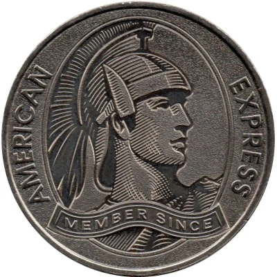 Jeton touristique - Monnaie de Paris - American Express front