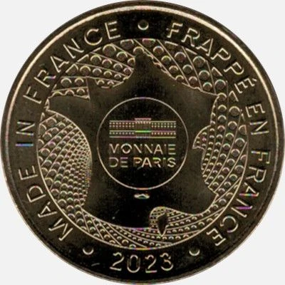 Jeton touristique - Monnaie de Paris - Aquarium de Paris - Corail back