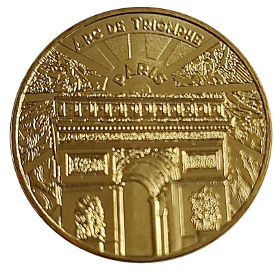 Jeton touristique - Monnaie de Paris - Arc de Triomphe front