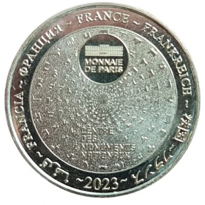 Jeton touristique - Monnaie de Paris - Arc de Triomphe back