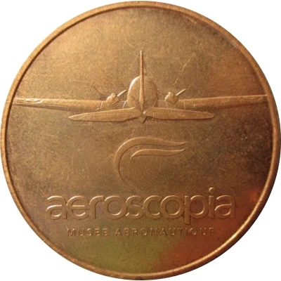 Jeton touristique - Monnaie de Paris - Aéroscopia Le Dakota front