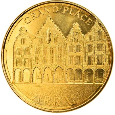 Jeton touristique - Monnaie de Paris - Arras - Grand'Place front