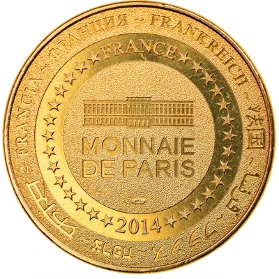 Jeton touristique - Monnaie de Paris - Arras - Grand'Place back