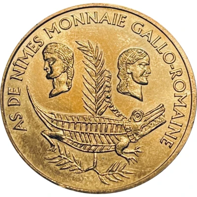Jeton touristique - Monnaie de Paris - As de Nîmes - Monnaie Gallo-romaine front
