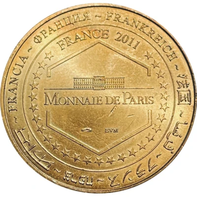Jeton touristique - Monnaie de Paris - As de Nîmes - Monnaie Gallo-romaine back