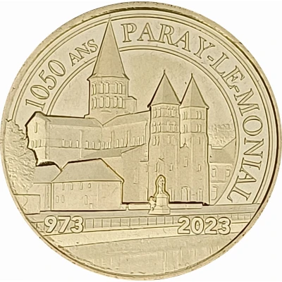 Jeton touristique - Monnaie de Paris - Basilique de Paray-Le-Monial - 1050e anniversaire front