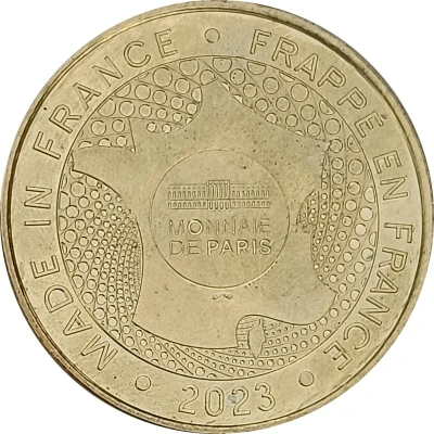 Jeton touristique - Monnaie de Paris - Basilique de Paray-Le-Monial - 1050e anniversaire back