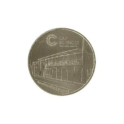 Jeton touristique - Monnaie de Paris - Cap Sciences - Découvrons ensemble front