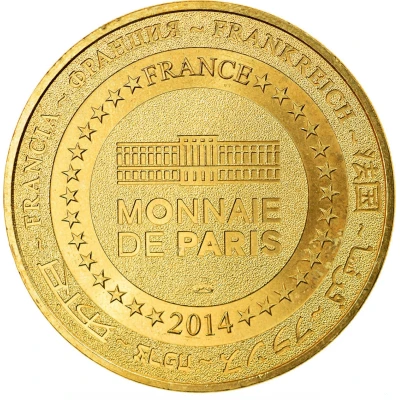 Jeton touristique - Monnaie de Paris - Carennac - Site Clunisien back