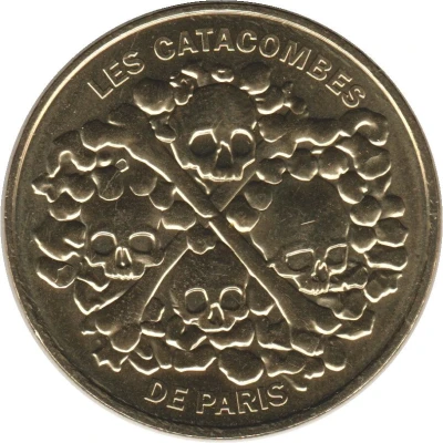 Jeton touristique - Monnaie de Paris - Catacombes de Paris front