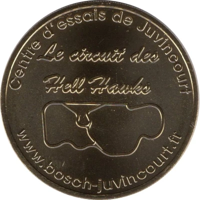 Jeton touristique - Monnaie de Paris - Centre d'essais de Juvincourt ND front