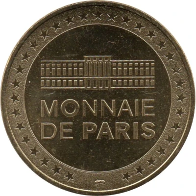 Jeton touristique - Monnaie de Paris - Centre d'essais de Juvincourt ND back